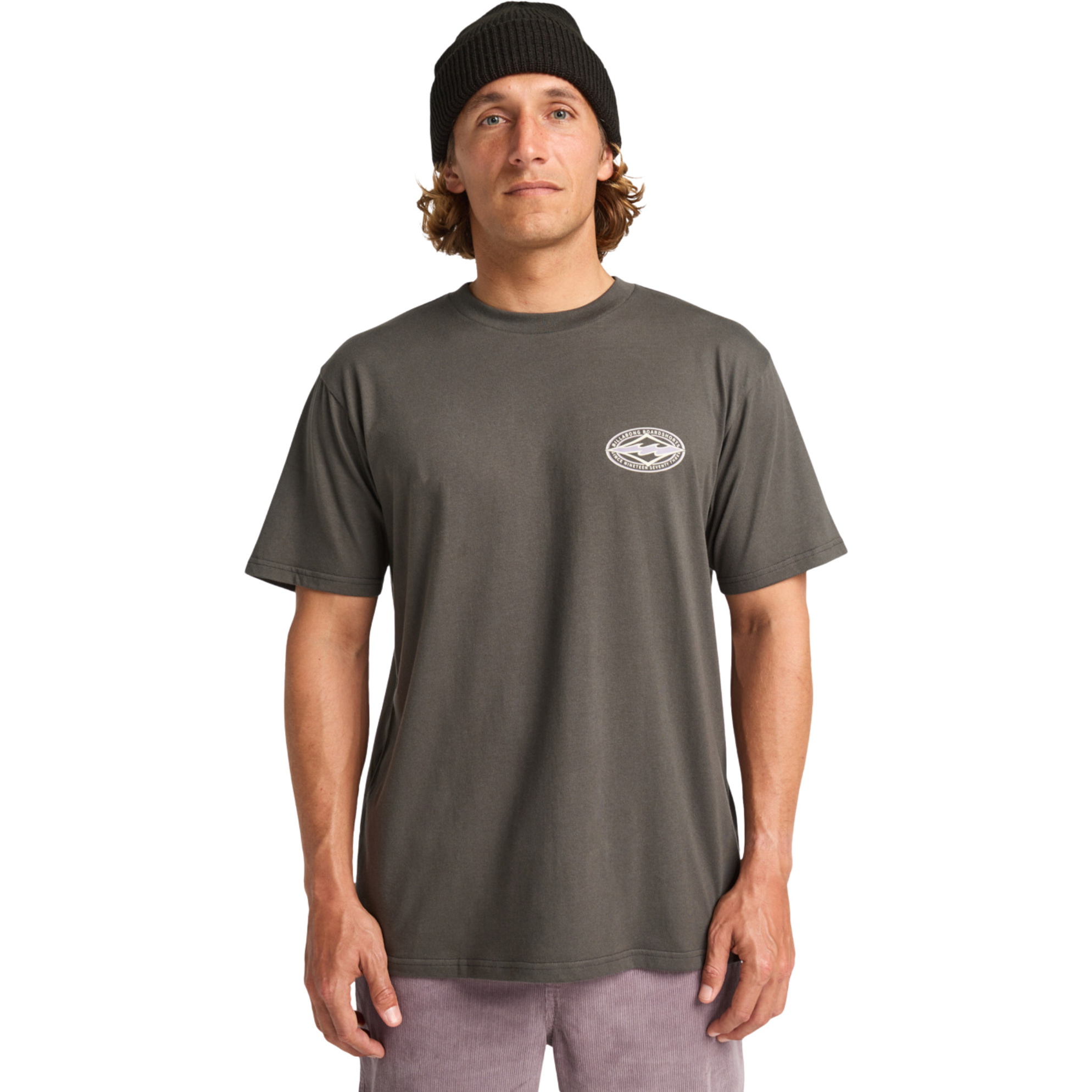 2026 Billabong Mens Diamond Vision Short Sleeve T-Shirt EBYZT00358 - Raven